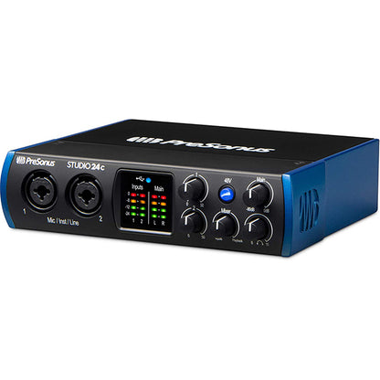 Presonus Studio 24c USB C 2 In 2 Out Audio Interface with Studio One Software (Studio24c Studio 24 C)