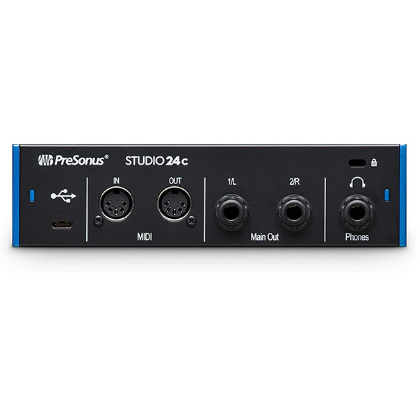Presonus Studio 24c USB C 2 In 2 Out Audio Interface with Studio One Software (Studio24c Studio 24 C)