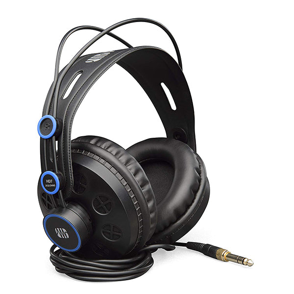 PreSonus HD7 Professional Monitoring Headphones Semi-Closed Back with Deep and Rich Bass (HD 7)