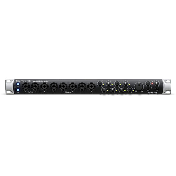 Presonus Quantum 2626 Thunderbolt 3 Audio Interface Recording Mixer with Studio One Artist (Quantum2626)