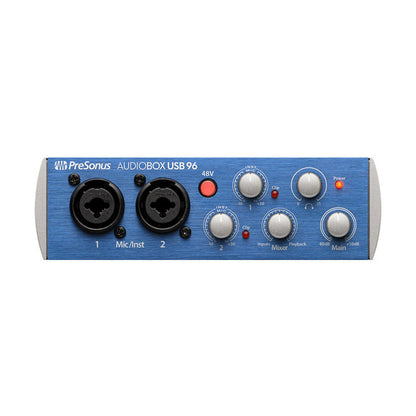 PreSonus AudioBox 96 Studio Ultimate Bundle Complete Hardware & Software Recording Kit with Studio Monitor Speaker