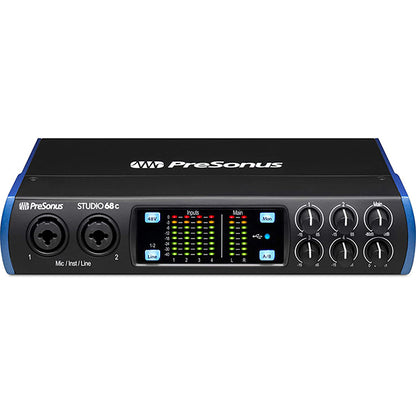 Presonus Studio 68c USB C 6X6 Audio Interface with Studio One Artist Software (Studio68c Studio 68 C)