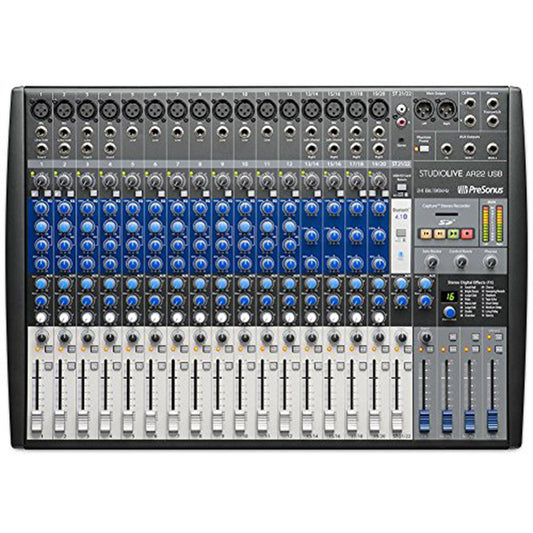 [Discontinued] PreSonus StudioLive AR22 22 X 4 USB Mixer Hybrid Performance and Audio Interface & Digital Analog Mixer with Effects
