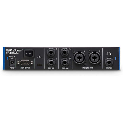 Presonus Studio 68c USB C 6X6 Audio Interface with Studio One Artist Software (Studio68c Studio 68 C)