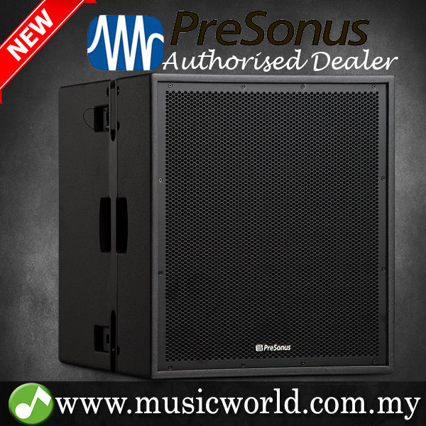 PreSonus CDL18s Dante-enabled 1x18" Active Subwoofer 2,000-watt Subwoofer PA Speaker