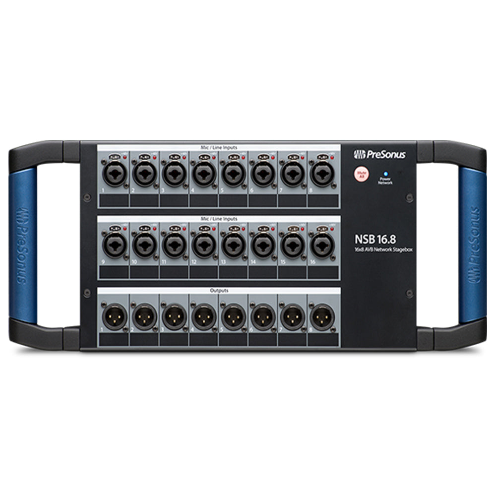 PreSonus NSB16.8 AVB Networked Stage Box 16x8 AVB-Networked Digital Stage Box (NSB 16.8)