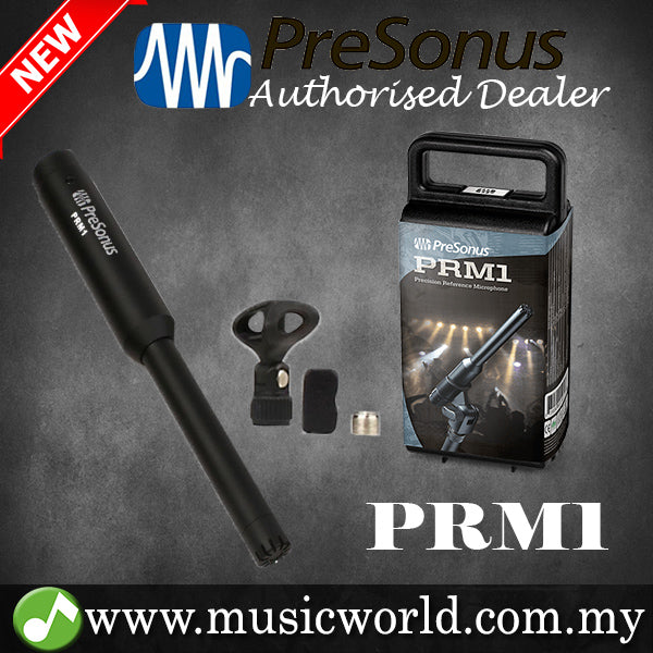 PreSonus PRM1 Precision Condenser Mic Reference Measurement Microphone Omnidirectional for Real Time Analysis (PRM 1)
