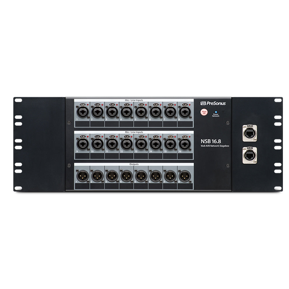 PreSonus NSB16.8 AVB Networked Stage Box 16x8 AVB-Networked Digital Stage Box (NSB 16.8)