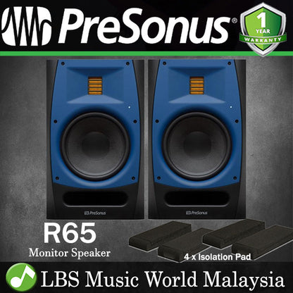 PreSonus R65 6.5" AMT Professional Powered Studio Monitor Speaker Cabinet Pair (R 65)