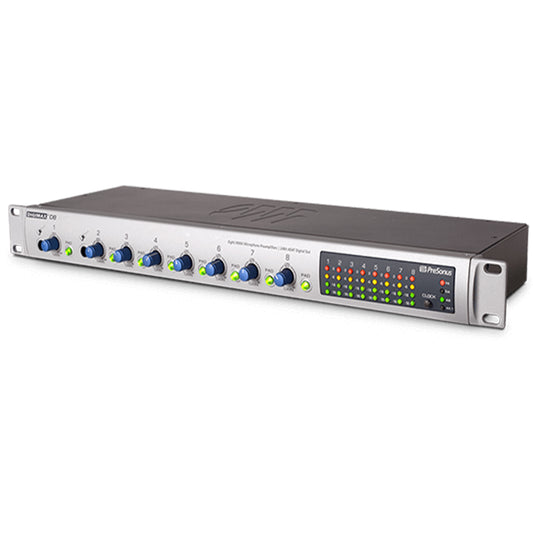 PreSonus DigiMAX D8 8-channel Microphone Preamp with Lightpipe