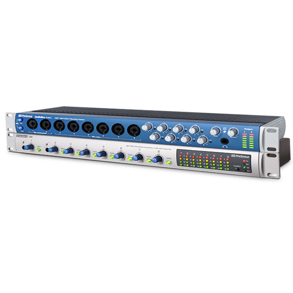 PreSonus DigiMAX D8 8-channel Microphone Preamp with Lightpipe