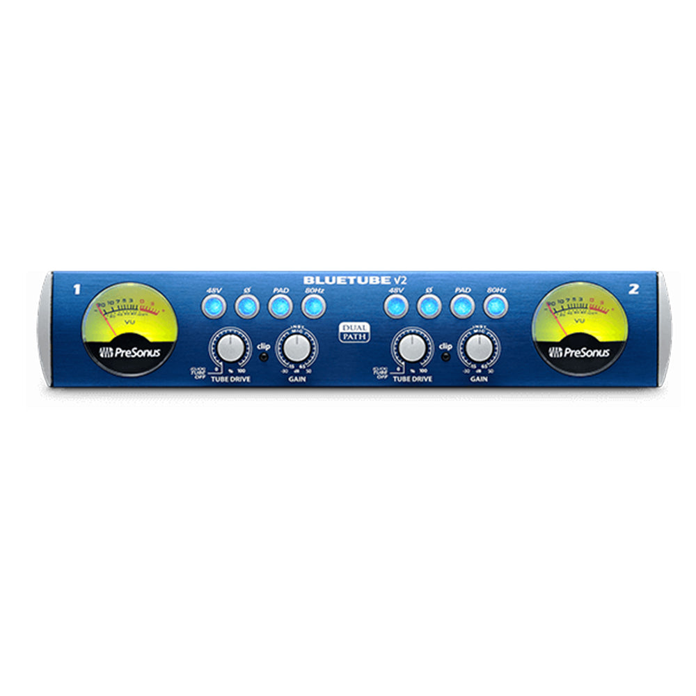 PreSonus BlueTube DP V2 2-channel Microphone and Instrument Preamplifier (Blue Tube / DPV2 / DP-V2)