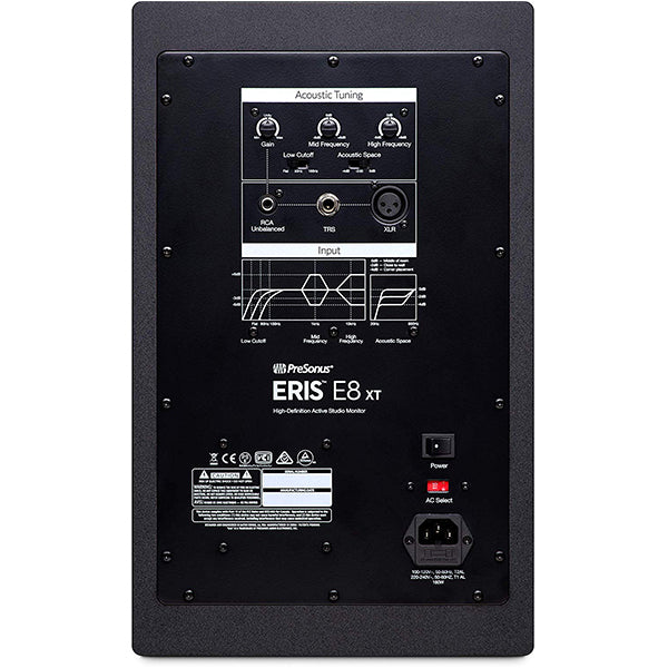 PreSonus Eris E8 XT 8" Powered Studio Monitor Speaker Professional Recording (E8XT)