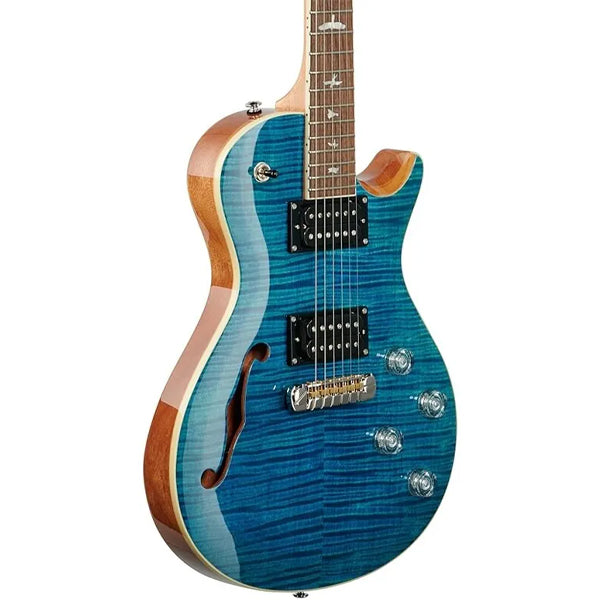 PRS SE Zach Myers Semi Hollow Electric Guitar HH Pickups With Bag - Myers Blue