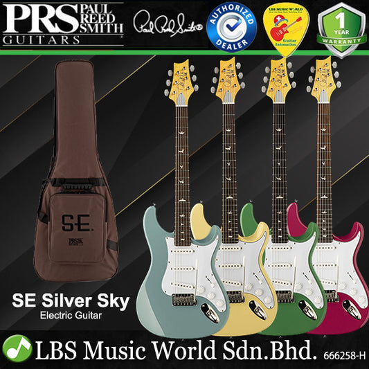 PRS SE Silver Sky Solid Electric Guitar Rosewood Fingerboard with SSS Pickup and Tremolo
