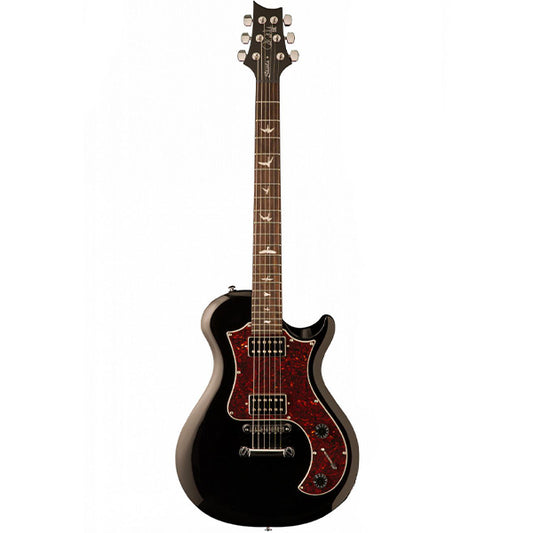 PRS SE Starla Stoptail Solid Electric Guitar Rosewood Fretboard HH Pickup with Bag - Black with Tortoise Pickguard