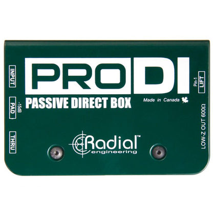 Radial Engineering ProDI Plug and Play Single Channel Passive Direct Box