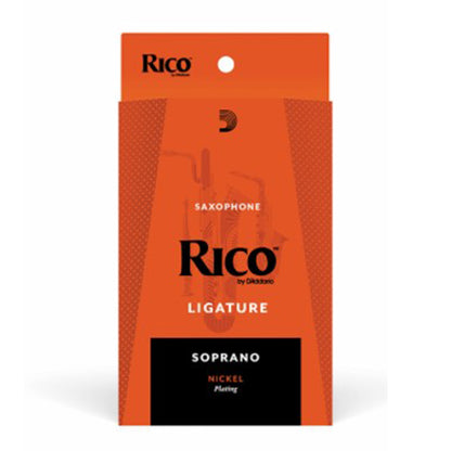 RICO RSS1LN Soprano Saxophone Mouthpiece Ligature Holder Silver Plated For Soprano Sax