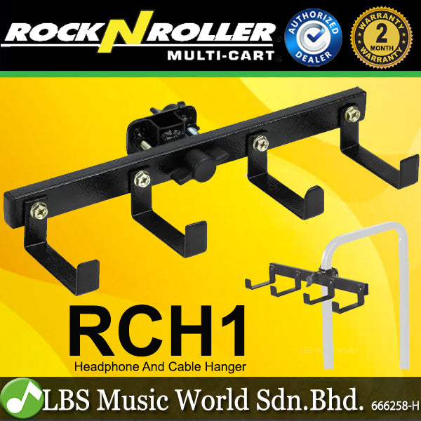 Rock N Roller RCH1 Headphone and Cable Hanger Clamp Holder