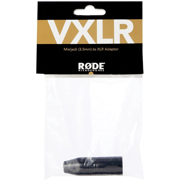 Rode VXLR 3.5mm Mini Jack TRS Female to XLR Male Adapter - VXLR, VXLR Pro & VXLR+