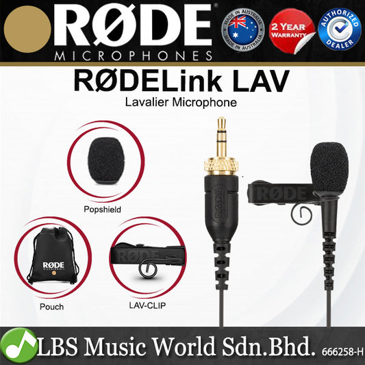 Rode RODELink Lav Omnidirectional Mic Locking Lavalier Microphone (RODE Link)
