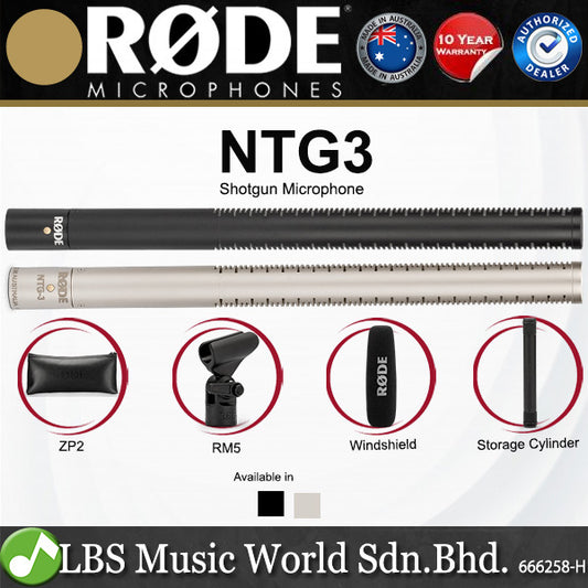 Rode NTG3 Broadcast Shotgun Mic Supercardioid  Condenser Microphone (NTG 3)