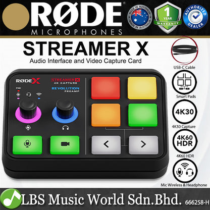 Rode Streamer X Audio Interface and Video Capture Card
