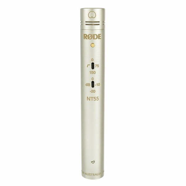 Rode NT55 Small Diaphragm Cardioid Condenser Microphone with Omnidirectional Mic Capsule (NT 55)