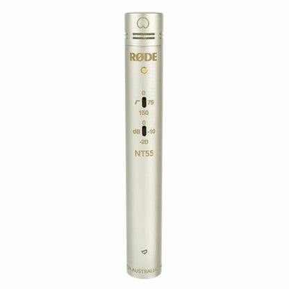 Rode NT55 Small Diaphragm Cardioid Condenser Microphone with Omnidirectional Mic Capsule (NT 55)