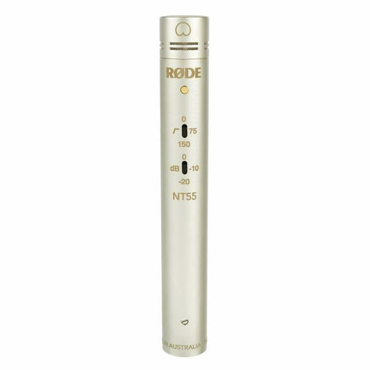 Rode NT55 Small Diaphragm Cardioid Condenser Microphone with Omnidirectional Mic Capsule (NT 55)