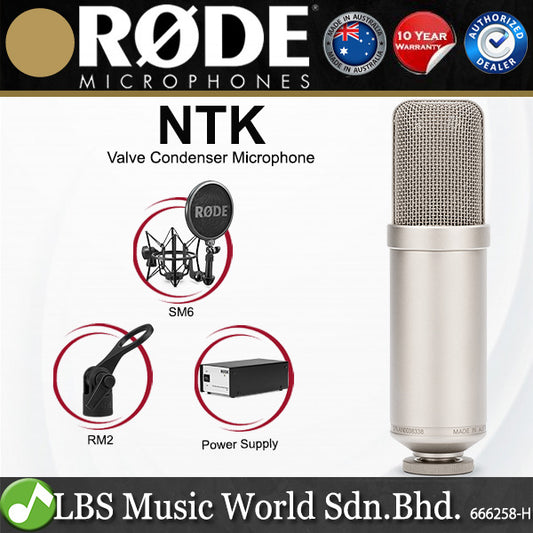 Rode NTK Large Diaphragm Tube Mic Condenser Cardioid Microphone with Ultra Low Noise