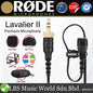 Rode Lavalier II Omnidirectional Mic Lavalier Microphone with Locking 3.5mm TRS Connector (Version 2)