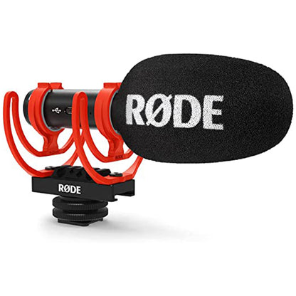 Rode VideoMic GO II Lightweight Directional Mic 3.5mm or USB Shotgun Microphone (Video Mic Version 2)