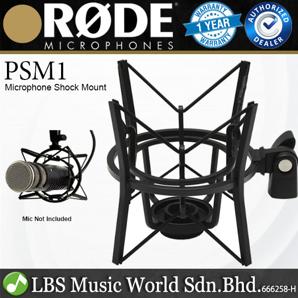 Rode PSM1 Microphone Shock Mount For Podcaster and Procaster Mic Holder (PSM 1)