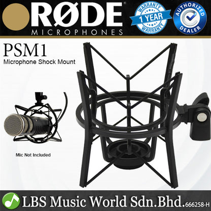 Rode PSM1 Microphone Shock Mount For Podcaster and Procaster Mic Holder (PSM 1)