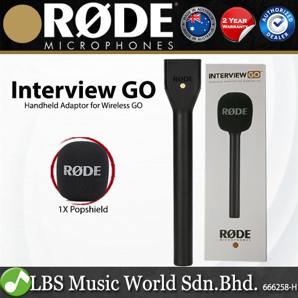 Rode Interview GO Handheld Mic Adaptor Holder for Wireless GO Microphone