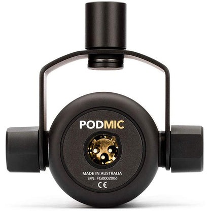 Rode PodMic Cardioid Dynamic Broadcast Microphone with Integrated Pop Shield (Pod Mic)