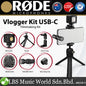 Rode Vlogger Kit Universal Filmmaking VideoMic Microphone For Mobile Phone With 3.5mm, USB-C Or iOS Mic Edition