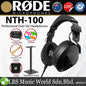Rode NTH-100 Professional Wired Over Ear Headphones Detachable Cable with Stand (NTH100 NTH 100)