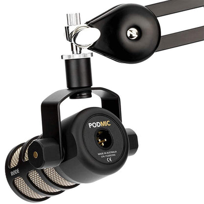 Rode PodMic Cardioid Dynamic Broadcast Microphone with Integrated Pop Shield (Pod Mic)