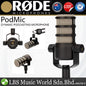 Rode PodMic Cardioid Dynamic Broadcast Microphone with Integrated Pop Shield (Pod Mic)
