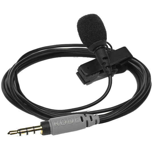 Rode SmartLav+ Lavalier Mic Microphone for Smartphones or Tablet with Foam Pop Shield (SmartLav Smart Lav)