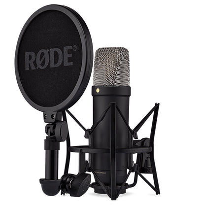 Rode NT1 5th Generation Studio Large Cardioid Condenser Microphone with Pop Filter and Shock Mount (NT-1 NT 1)