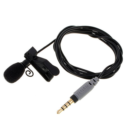 Rode SmartLav+ Lavalier Mic Microphone for Smartphones or Tablet with Foam Pop Shield (SmartLav Smart Lav)