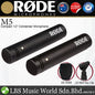 Rode M5 Small Diaphragm Mic Cardiod Condenser Mic Microphone Matched Pair (M5MP)