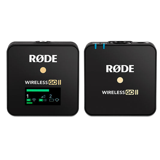 Rode Wireless GO II Compact Wireless Mic Microphone System and Recorder 2.4 GHz - Black (Version 2)