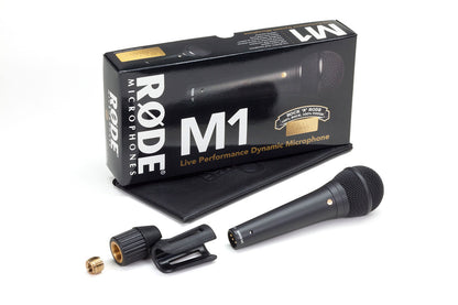 Rode M1 Live Performance Live Dynamic Vocal Mic Microphone with Die Cast Body (M-1 M 1)