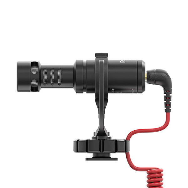 Rode VideoMicro Compact On Camera Microphone with Rycote Lyre Mic Shock Mount (Video Micro)