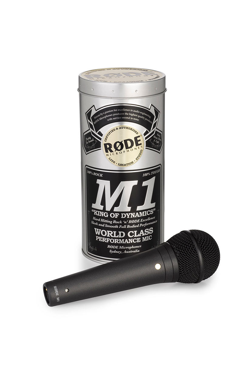 Rode M1 Live Performance Live Dynamic Vocal Mic Microphone with Die Cast Body (M-1 M 1)