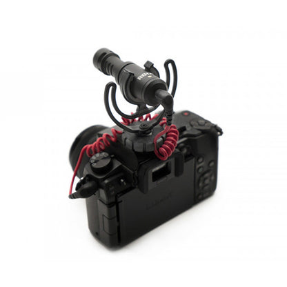 Rode VideoMicro Compact On Camera Microphone with Rycote Lyre Mic Shock Mount (Video Micro)